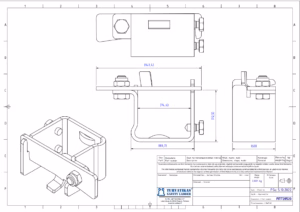 Releasable Vertical Carriage Stopper with a Carriage Guide No. 852